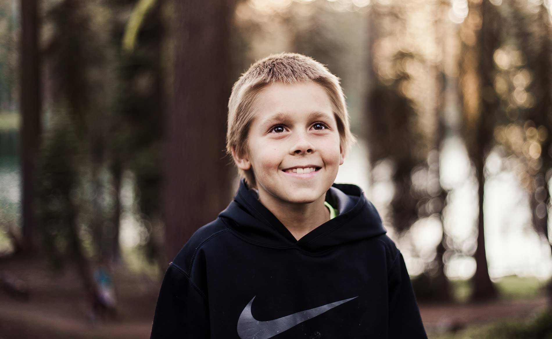 Smiling Boy With Cancer