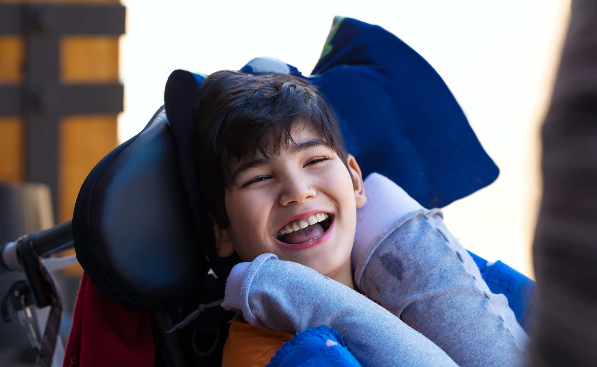 Boy With Cerebral Palsy