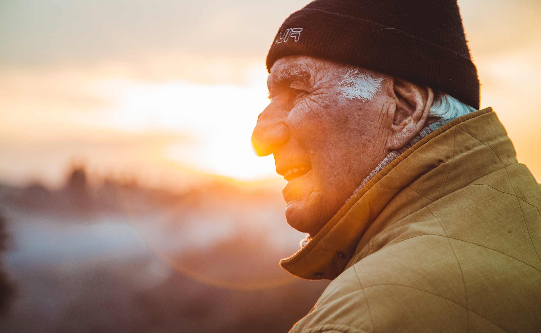 Healthy Elderly Man Enjoying the Outdoors